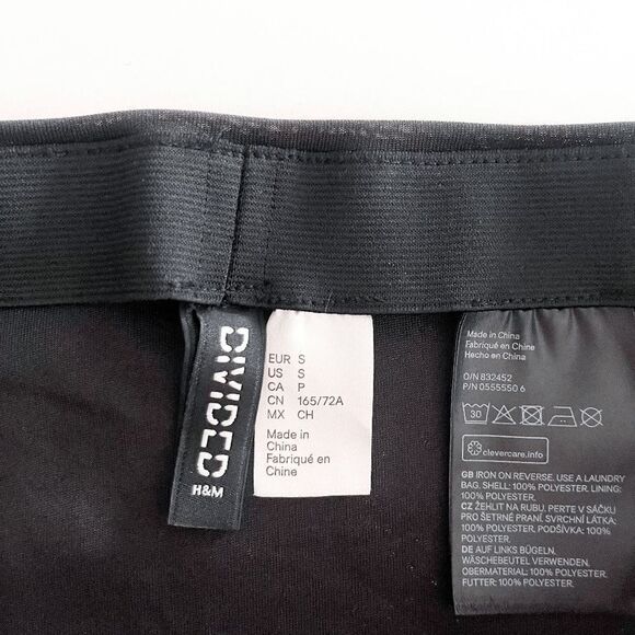 Divided X H&M Women's Red Sequin Pencil Mini Skirt Size S - Picture 4 of 7